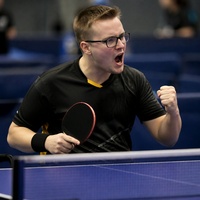 Yannick Paredis Europees kampioen para-tafeltennis in Helsingborg