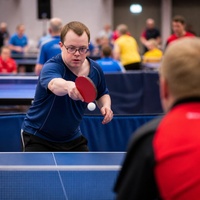 Special Olympics: 35 tafeltennissers in actie in Haarlem