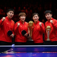 China pakt dubbelslag op WK Teams tafeltennis 2026 in Londen