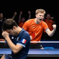Nederland verslaat favoriet Frankrijk bij EK Teams tafeltennis in Zadar